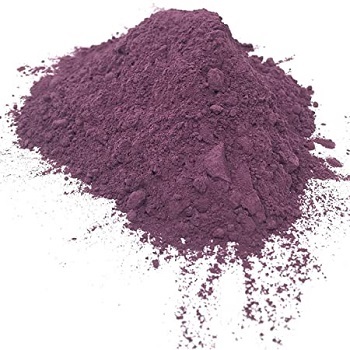 紫色のサツマイモパウダーは何に使用されていますか？